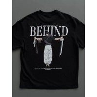 Men Half Sleeve Anime Tshirt 
